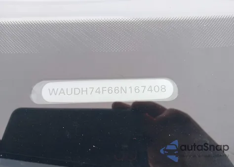 2006 Audi A6 3.2 Quattro z USA, uszkodzony, nr VIN WAUDH74F66N167408